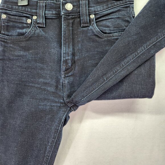 Nudie Jeans Womens Size 27X34 Skinny Mid Rise Slimming Stretch Faded Blue - Picture 5 of 15